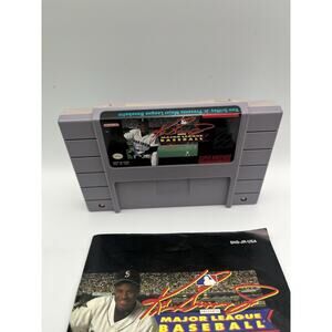 Ken Griffey Jr. Presents Major League Baseball (Super Nintendo, 1994) SNES